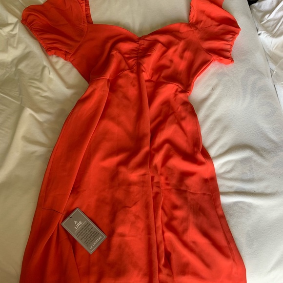 Coral dress - Picture 5 of 6